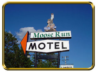 Motel Road Sign
